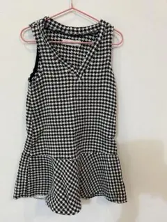 ZARA KIDS 千鳥格子柄 ノースリーブワンピース 116cm