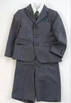 ELLE　エルアンノアール　キッズフォーマルスーツ　男の子120㎝　グレー　美品