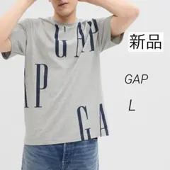 新品 Gapギャップ ロゴ Tシャツ グレー オーバー ユニセックス L