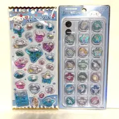 ウォーターinシール　キラコロおはじきシール シナモンロール　おまけ付き