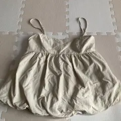 GU バルーンビスチェ　ベージュ