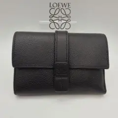 LOEWE アナグラム三つ折り財布 ブラック - メルカリ