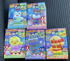あつまれアンパンマン　ソフビ人形　5個セット