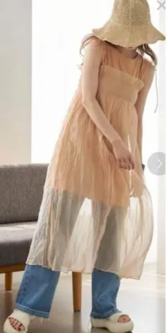 たぴん様専用　新品kastane シアーシャーリングワンピースセット