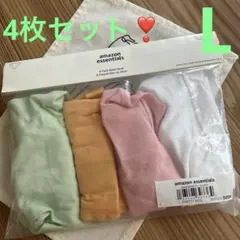 新品⭐️Amazon Essentials ビキニショーツ 4枚組　L⭐️綿コットンのサムネイル