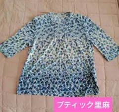 新品タグ付き インド綿のとてもさらりとした七分袖ブラウス - メルカリ