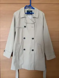 ZARA ベージュ ダブルブレスト トレンチコートのサムネイル