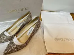 ジミーチュウ グリッターパンプス