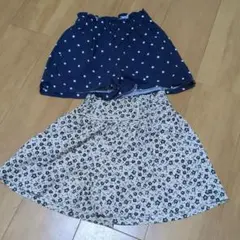 GU 半ズボン 水玉 花柄 120