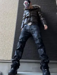 ワックス加工 ストレートデニム y2k swag opium nubian