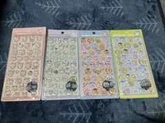シールシートセット 4枚 ちいかわ、モモンガ、など　ボンボンドロップ