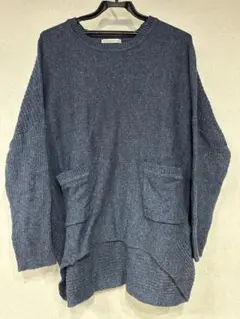 continuier de NICE CLAUP ネイビー ニット