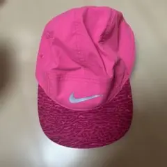Nike ピンクレオパード柄キャップ