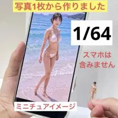 1/64 フィギュア 水着 5436 ミニカーに ジオラマに トミカ 3D - メルカリ