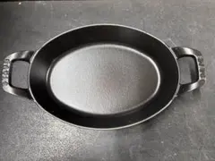 ストウブ ミニオーバルディッシュ 2個セット ブラック 15cm - メルカリ