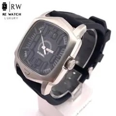 7-5008 DIESEL DZ-1121 スクエア 腕時計 ブラック