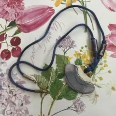 여성 목걸이 하늘색 푸른 여름 쇼와 레트로 헤세이 레트로 헌 옷 그런 지계