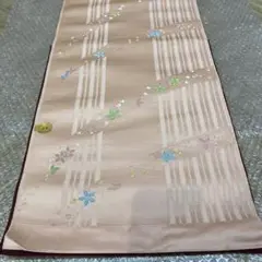 難あり　汚れ　なごや帯　3本　特価　正絹　反物　絹100% 保管品　未使用