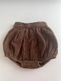 ベビー　かぼちゃパンツ　ブラウン　コーデュロイ ボトムス 80cm