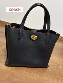 COACH ウィロウ ハンドバッグ ブラック（ショルダーなし）
