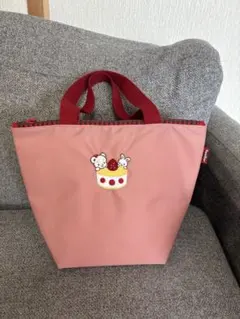 美品ファミリア 保冷ハンドバッグ ピンク　（小さい方）のサムネイル