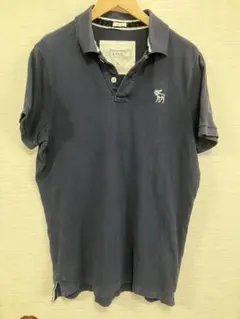 Abercrombie & Fitch ポロシャツ メンズ XL ネイビー
