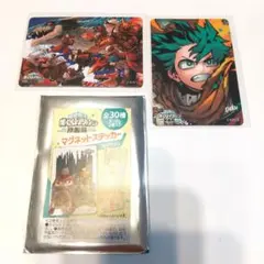 ヒロアカ展 マグネットステッカー 原画展 緑谷出久 デク 集合 2枚セット