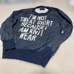 doublet 初期　チャンピオンスウェット風　サマーニット　カシミヤ　Sのサムネイル