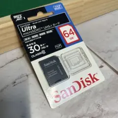 New and unused SanDisk Ultra microSDXC 64GB UHS-I