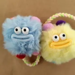ソーセージリップモンスター　モコモコヘアゴム　セット