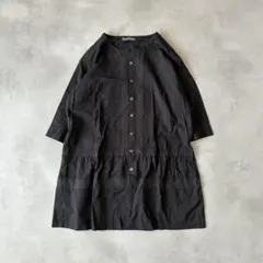 Y’s For Living エンブロイダリー シャツブラウス ブラックのサムネイル