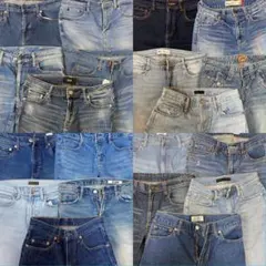 デニム まとめ売り 20枚セット レディース ジーパン ジーンズ 格安古着