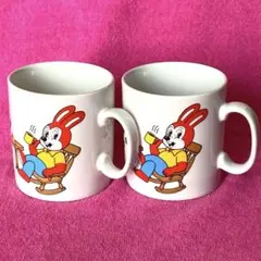 ピョンちゃん マグカップ 2個セット　エスエス製薬　昭和レトロ 中古品