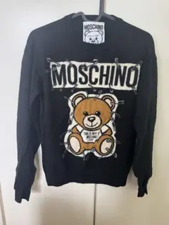MOSCHINO クマ柄 長袖セーター MOSCHINO - MOSCHINO(モスキーノ) 長袖セーター レディース - 黒