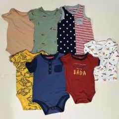 アメリカ製ロンパース　Carter’s等 6着＋トップス1着