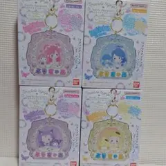 プリキュア5　サンリオコラボ 限定　パチパチデコネーム4種類セット　キーホルダー
