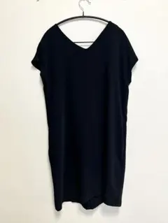【美品】ブラックワンピース フォーマル 半袖　9号