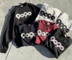 9090 ロゴスウェットトレーナー　ベージュ　M