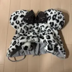 ファンキャップ　ヒョウ柄　ミニー