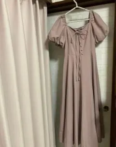 WILLSELECTION 美品 リボンパフスリーブワンピース