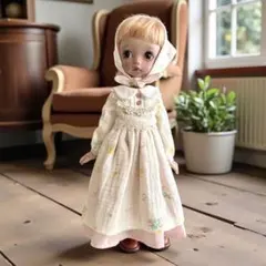 ✻花うさぎ✻ダブルガーゼのロングワンピースセット imda3.0