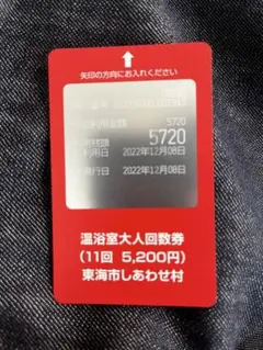 東京染井温泉 SAKURA 回数券 2枚セット - メルカリ