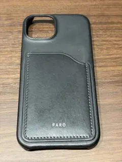 FARO 牛革製 iPhone14ケース ブラック