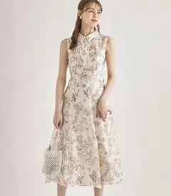 tocco closet バックレースアップ シャツワンピース