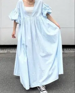 2026年最新】Cottonギャザーパフスリーブドレス シールームリンの人気