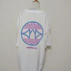 adidasOriginals トレフォイルロゴ バックプリント Ｔシャッ 白