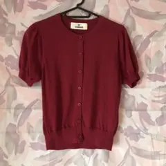 新品☆SLY スライスタンダード パフスリーブトップス レッド