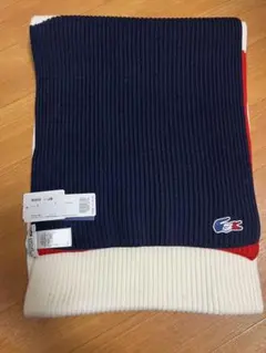LACOSTE SPORTリブ編みマフラー