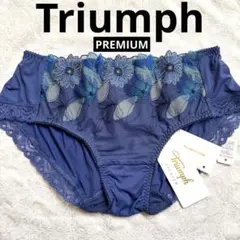 トリンプ プレミアム 高級感◎ ブルー ショーツ L