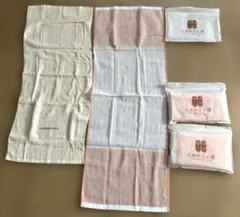 コットン製大型フェイスタオル 4枚セット